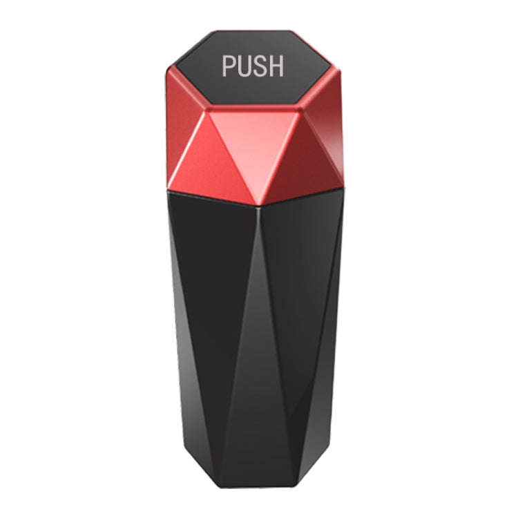 Car Mini Trash Can Desktop Storage Box(Red)