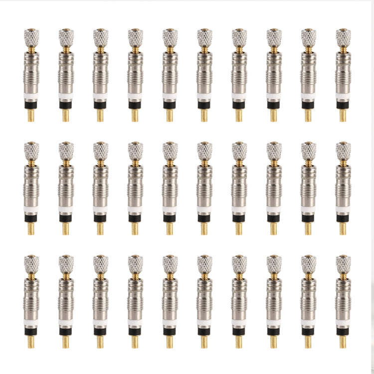 30 PCS VT-002 Bicycle Detachable French Valve Core Style: Reticulated