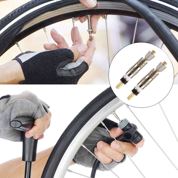 30 PCS VT-002 Bicycle Detachable French Valve Core Style: Ruled