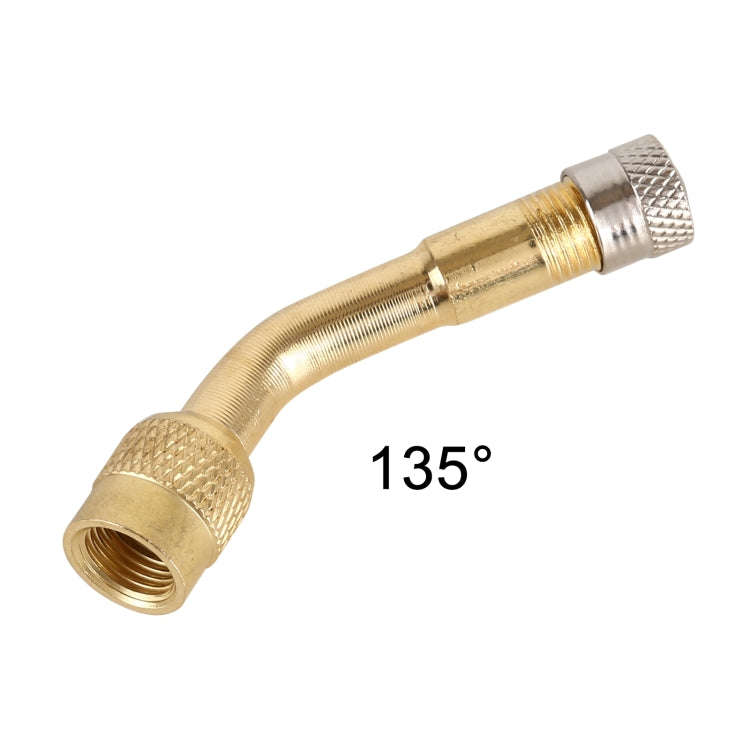 10 PCS Balance Car Inflatable Nozzle Extension Rod Elbow Extension Nozzle, Angle: 135 Degree