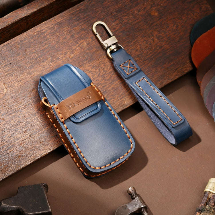 Hallmo Car Cowhide Leather Key Protective Cover Key Case for Audi A6L / A8L / A4 / A7 / A5 C Styl...