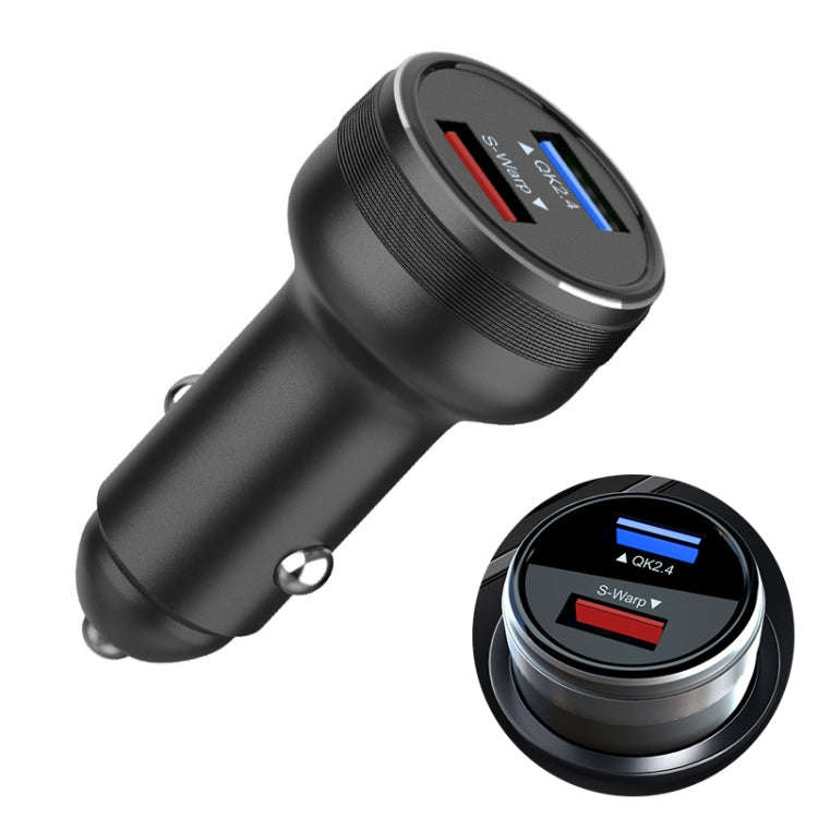 DASH / WARP 30W Car Flash Charger for OnePlus (Black)