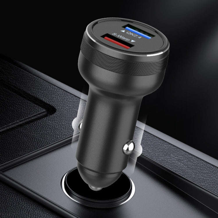 DASH / WARP 30W Car Flash Charger for OnePlus (Silver)