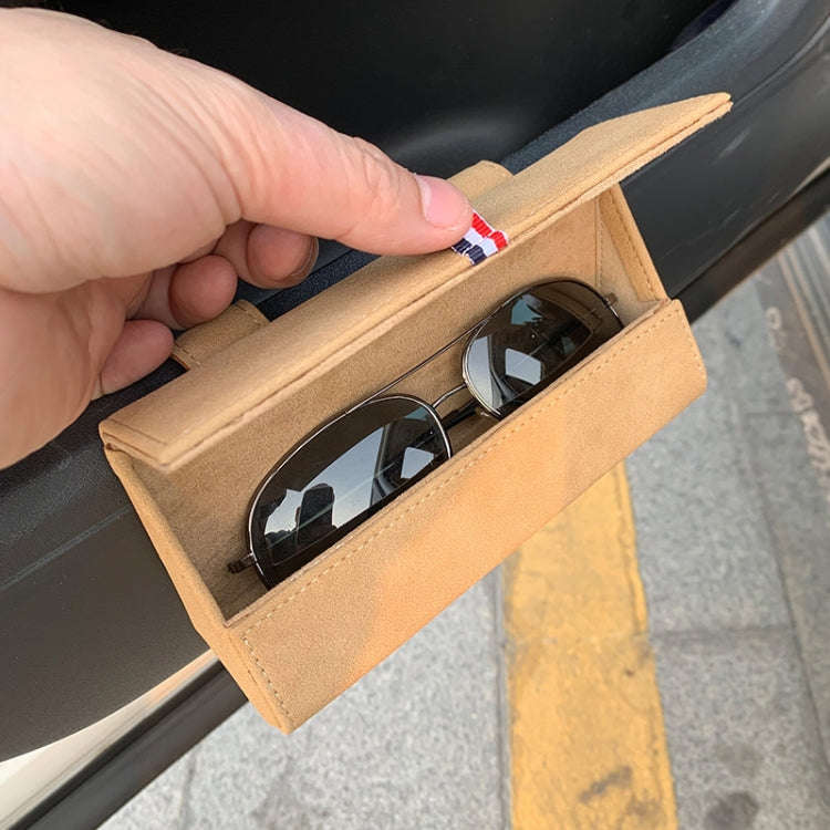 530 Car Glasses Storage Bag Glasses Box (Grey)