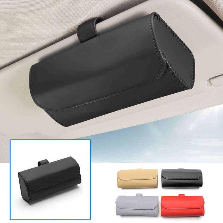 533 Car Glasses Storage Bag Glasses Box (Black)
