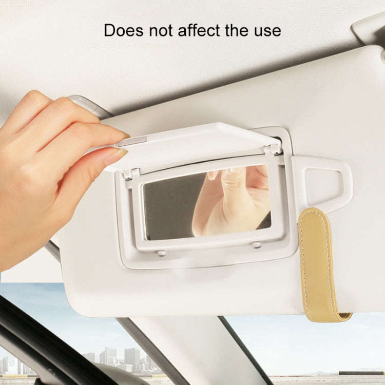 533 Car Glasses Storage Bag Glasses Box (Black)