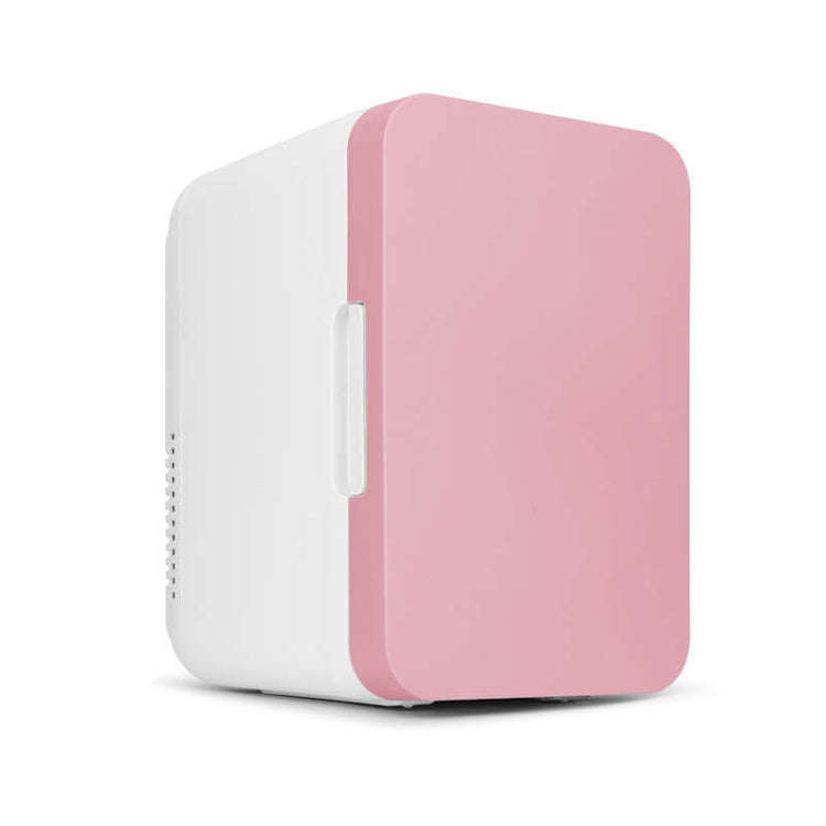 8L 37-48W Car / Home Mini Refrigerator, EU Plug(Pink)