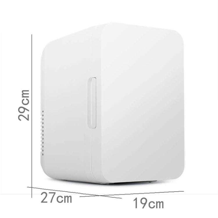 8L 37-48W Car / Home Mini Refrigerator, EU Plug(White)