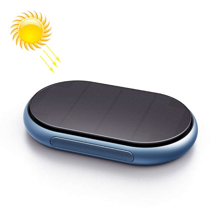 Car Wireless Negative Ion Solar Air Purifier(Blue)