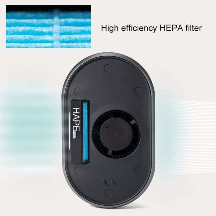 Car Wireless Negative Ion Solar Air Purifier(Blue)
