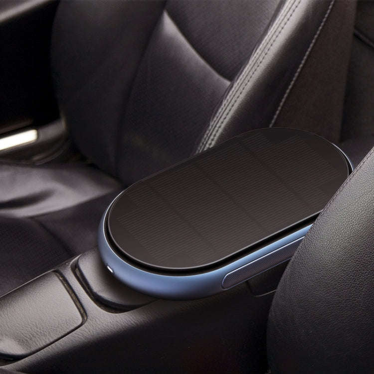Car Wireless Negative Ion Solar Air Purifier(Blue)