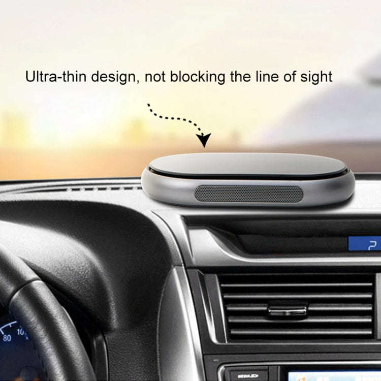 Car Wireless Negative Ion Solar Air Purifier(Blue)