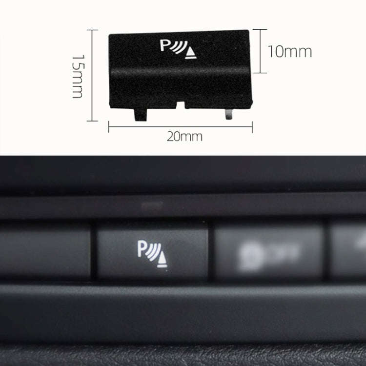 Car Radar P Button Electric Eye Switch Button for BMW E70 / E71, Left and Right Drive Universal