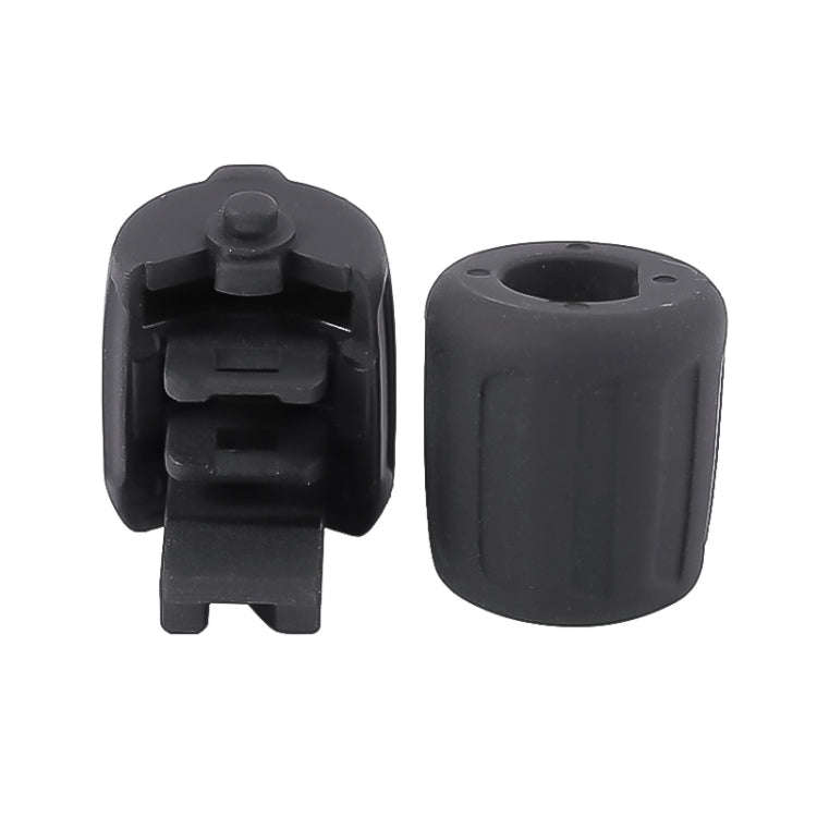2 PCS Car Multi-functional Steering Wheel Rubber Button for BMW F10 / F07 / F02, Left and Right D...