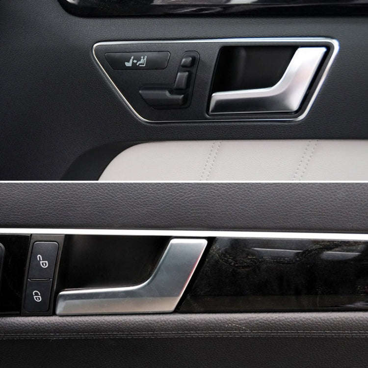 Car Right Side Electroplating Matte Inner Door Handle for Mercedes-Benz C Class W204 / X204 2008-...