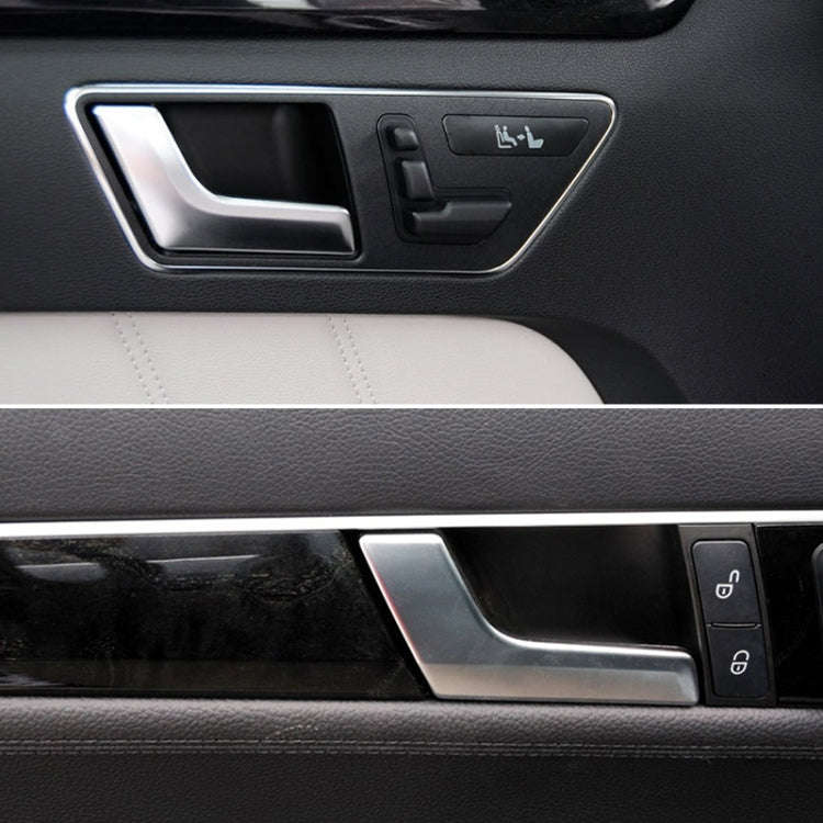 Car Left Side Electroplating Matte Inner Door Handle for Mercedes-Benz C Class W204 / X204 2008-2...