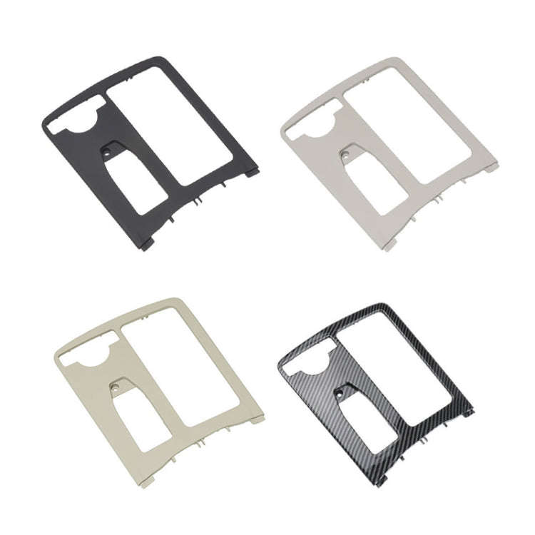 Car Carbon Fiber Central Control Storage Box Square Cover 2046800107 for Mercedes-Benz C-Class W2...