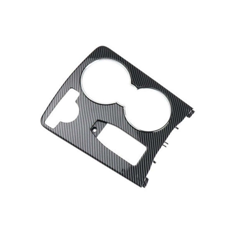 Car Carbon Fiber Central Control Storage Box Round Cover 2046800107 for Mercedes-Benz C-Class W20...