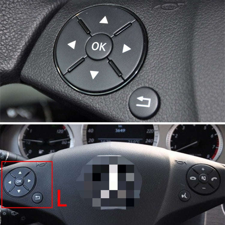 Car Multi-functional Steering Wheel Left Switch Button for Mercedes-Benz W204 / W212 / X204 2008-...
