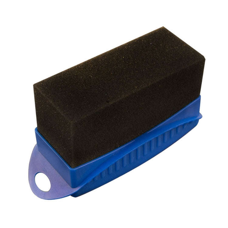 FJYS-01 Car Tires Polishing Waxing Oiling Sponge Brush with Cover, Size: 12x5.5x7cm, Random Color...
