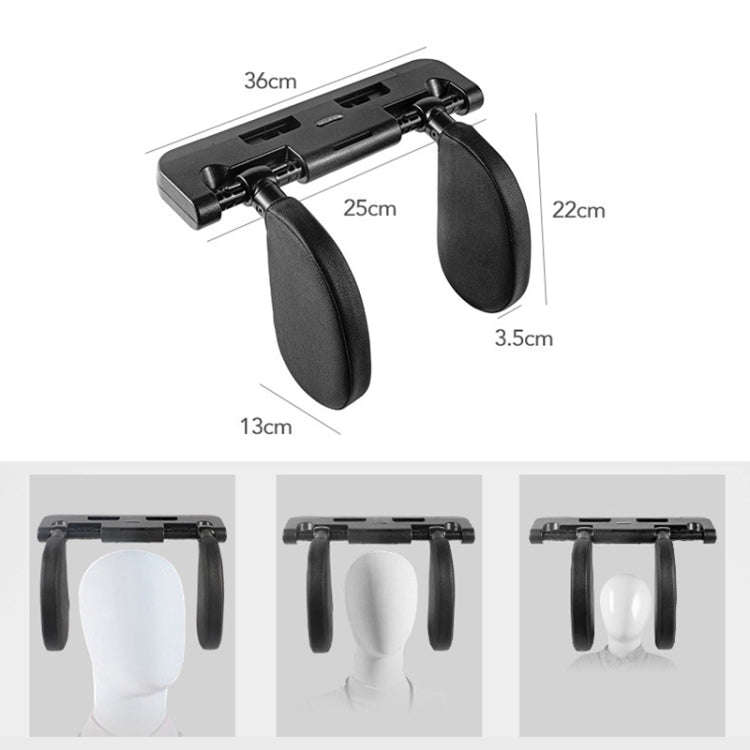 A02 Adjustable Car Auto U-shaped Memory Foam Neck Rest Cushion Seat Pillow (Beige)