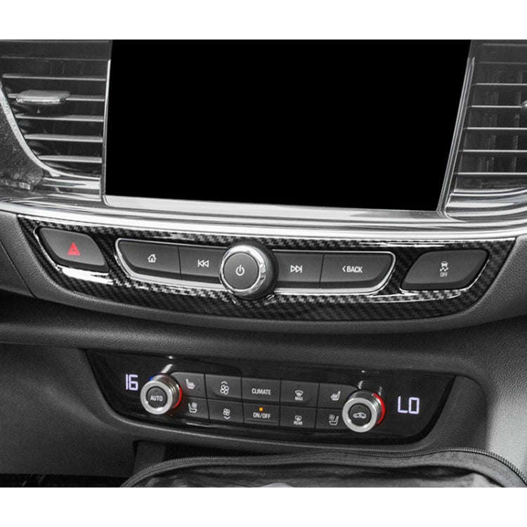 Car Carbon Fiber Navigation Panel Decorative Sticker for Buick Regal 2017-2021