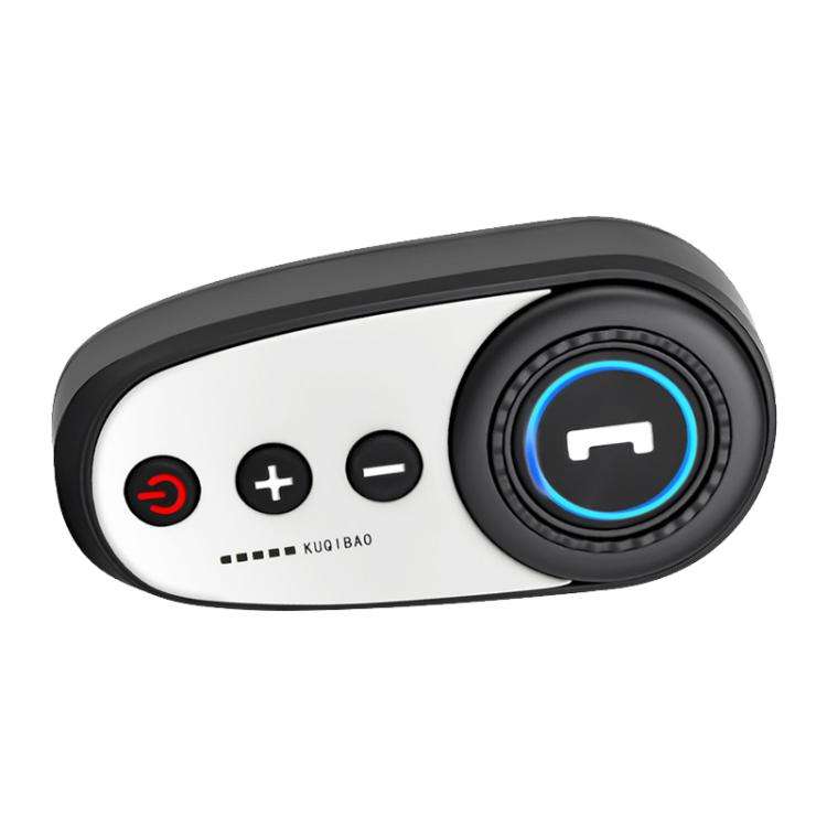 K10 Motorcycle Bluetooth Helmet Headset, White Hidden Microphone