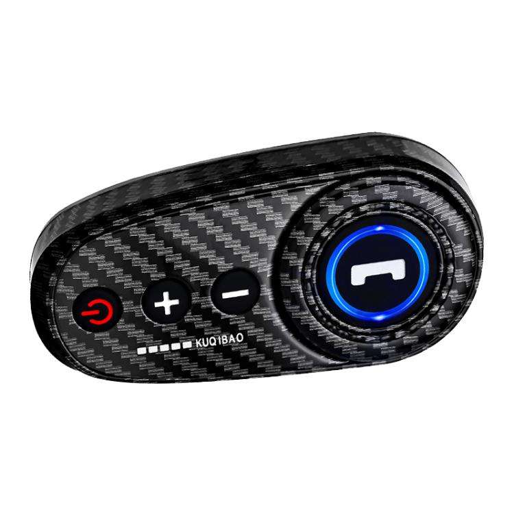 K10 Motorcycle Bluetooth Helmet Headset, Carbon Fiber Hidden Microphone