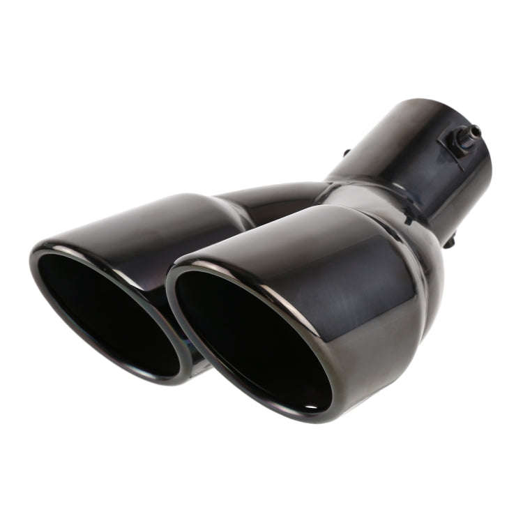 Universal Car Styling Stainless Steel Elbow Exhaust Tail Muffler Tip Pipe, Inside Diameter: 6cm (...