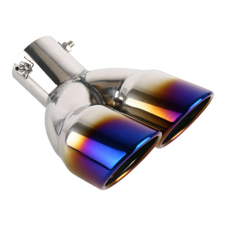 Universal Car Styling Stainless Steel Elbow Exhaust Tail Muffler Tip Pipe, Inside Diameter: 6cm (...