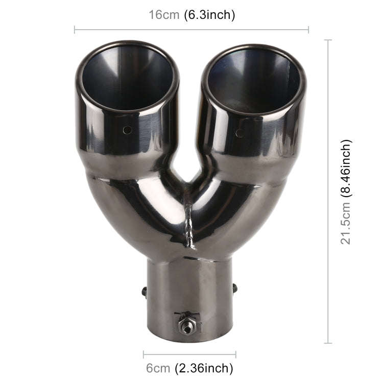 Universal Car Styling Stainless Steel Straight Exhaust Tail Muffler Tip Pipe, Inside Diameter: 6c...