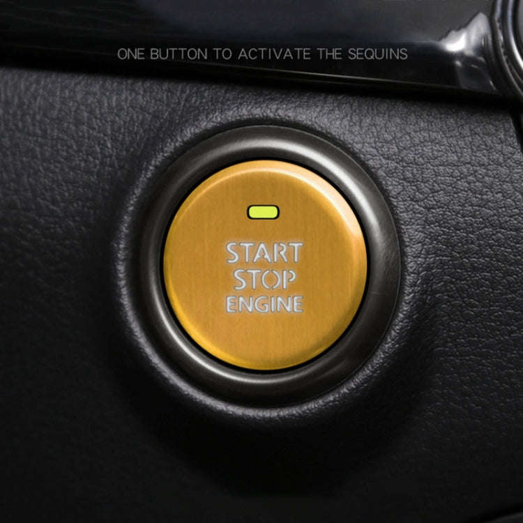 Car Engine Start Key Push Button Inner Ring Trim Sticker Decoration for Mazda Axela CX-30 2020 (G...