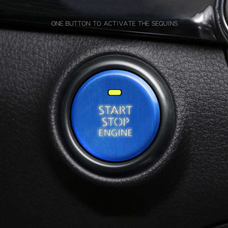Car Engine Start Key Push Button Inner Ring Trim Sticker Decoration for Mazda Axela CX-30 2020 (B...