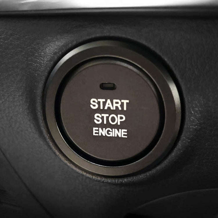 Car Engine Start Key Push Button Outside Ring Trim Sticker Decoration for Mazda Axela CX-30 2020 ...