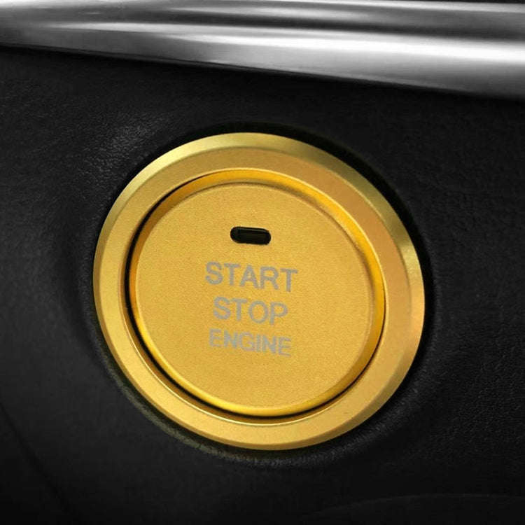 Car Engine Start Key Push Button Outside Ring Trim Sticker Decoration for Mazda Axela CX-30 2020 ...