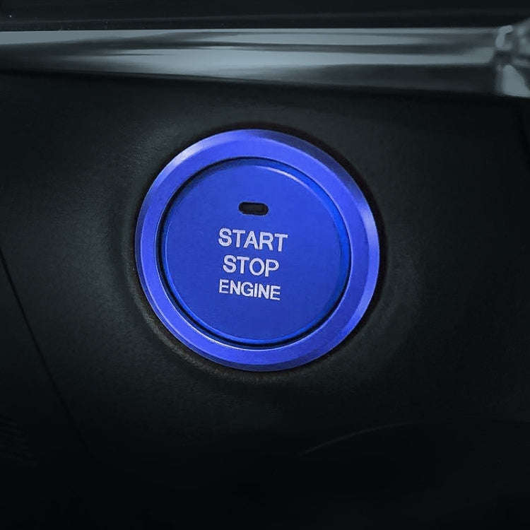 Car Engine Start Key Push Button Outside Ring Trim Sticker Decoration for Mazda Axela CX-30 2020 ...