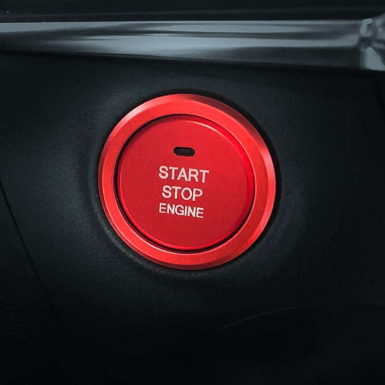 Car Engine Start Key Push Button Outside Ring Trim Sticker Decoration for Mazda Axela CX-30 2020 ...