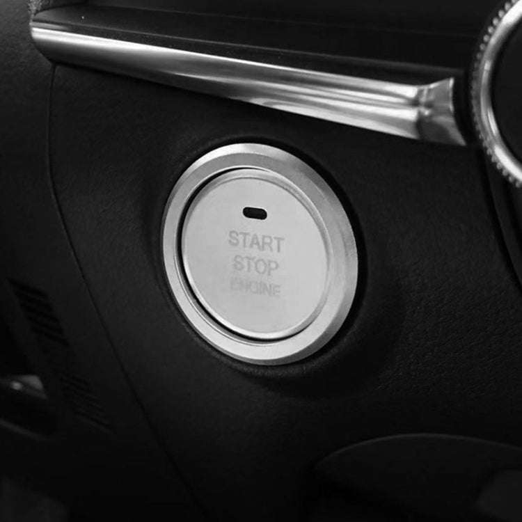 Car Engine Start Key Push Button Outside Ring Trim Sticker Decoration for Mazda Axela CX-30 2020 ...