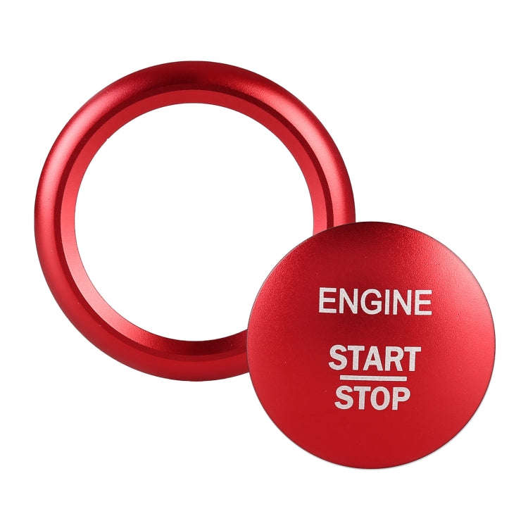 Car Engine Start Key Push Button Ring Trim Sticker Decoration for Mercedes-Benz A-Class 2013-2018...