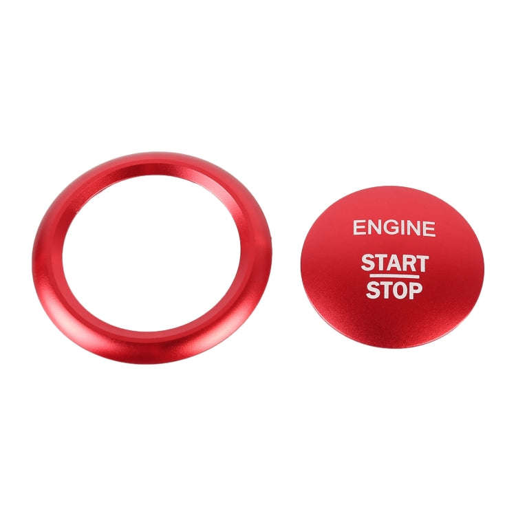Car Engine Start Key Push Button Ring Trim Sticker Decoration for Mercedes-Benz A-Class 2013-2018...
