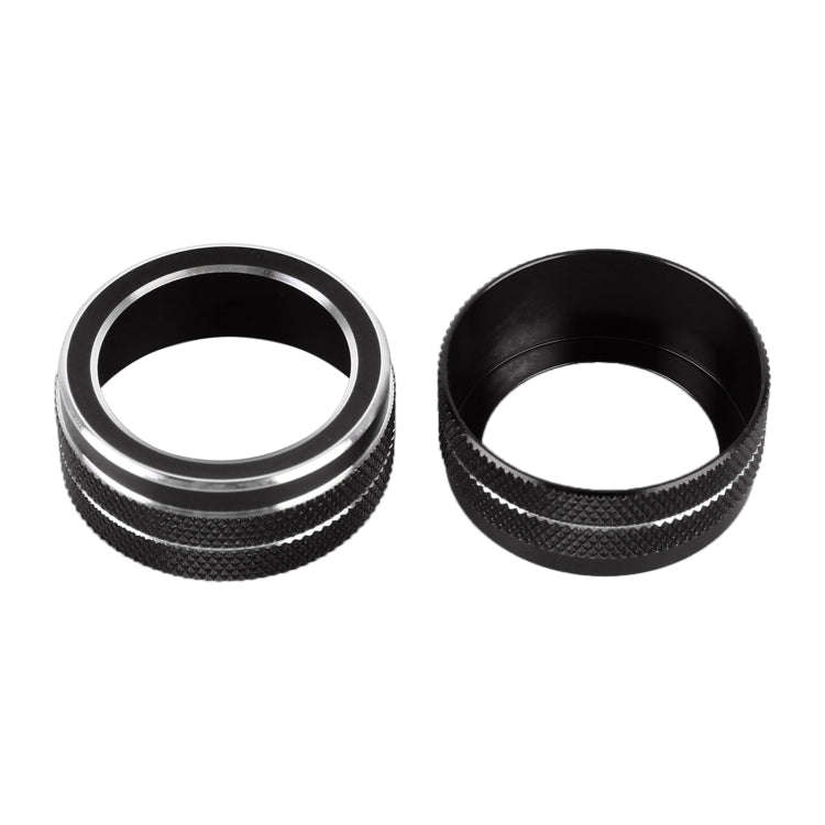 2 PCS Car Metal Air Conditioner Knob Case for Toyota Corolla / Levin / Allion / Yaris 2019-2021 (...