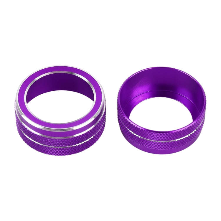 2 PCS Car Metal Air Conditioner Knob Case for Toyota Corolla / Levin / Allion / Yaris 2019-2021 (...