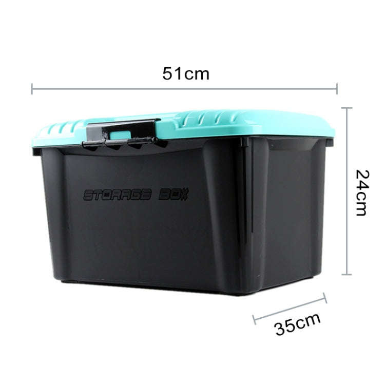 3R-2001 Car / Household Storage Box Sealed Box, Capacity: 30L (Blue)