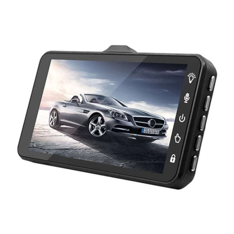 X97 4 inch Front and Rear Dual-recording HD 1080P Night Vision Driving Recorder Support Loop Reco...