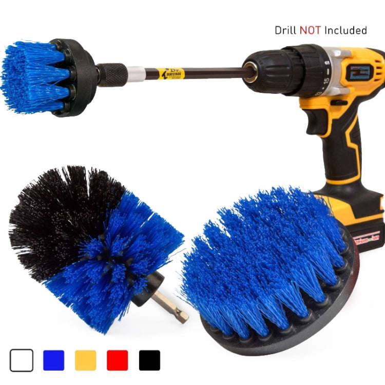 4 in 1 Floor Wall Window Glass Cleaning Descaling Electric Drill Brush Head Set, Random Color Del...