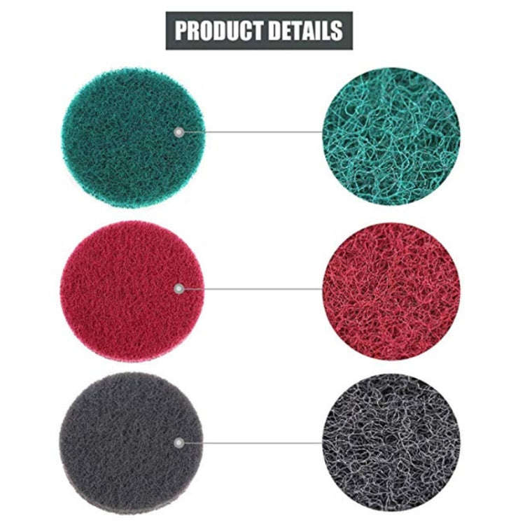 13 in 1 4 inch Sponge Scouring Pad Floor Wall Window Glass Cleaning Descaling Electric Drill Brus...