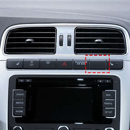 Car Center Console CD Reserved Position Modified USB Port 3.3x2.3cm for Volkswagen / Audi / Skoda
