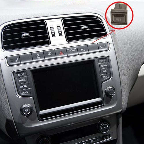 Car Center Console CD Reserved Position Modified 2.6x2.3cm USB Interface Conversion Cable Wiring ...