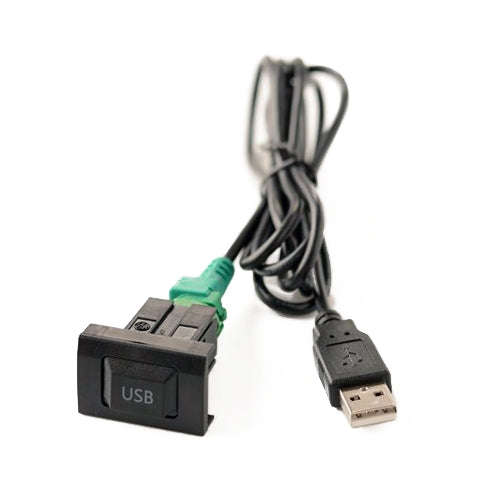 Car Center Console CD Reserved Position Modified 3.3 x 2.3cm USB Interface Conversion Cable  for ...