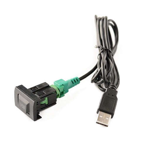 Car Center Console CD Reserved Position Modified 3.3 x 2.3cm USB Interface Conversion Cable  for ...